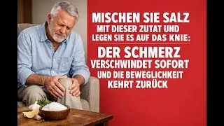 Arzt packt aus: Diese vergessene Salz-Methode befreit Ihre Knie nachts von quälendem Schmerz