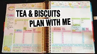 Plan With Me - Tea & Biscuits - Viri Cute Designs