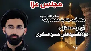 Pur dard Masaib || Janab e Masooma s || Molana Syed Ali Hassan Askery