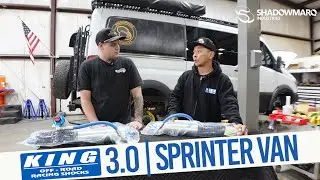Амортизаторы King Shocks 3.0 — установка на микроавтобус Sprinter Van 3500