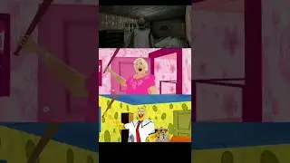 Granny vs Barbie granny vs Sponge granny #gaming #vsshorts
