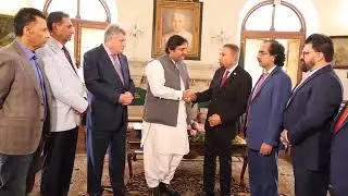 Malik Muhammad Ahmed Khan met the delegation led by Deputy Speaker New York Parliament.