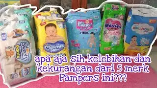review Pampers/popok bayi versi ekonomis||manakah yang paling bagus tapi harganya murah??