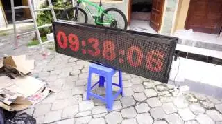 Jual Running Text Display LED 2 Sisi