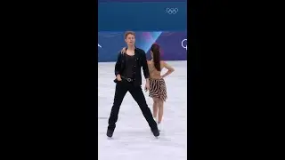 Madison Chock and Evan Bates with a beautiful rhythm dance that takes them up to second place! ⛸️🫶