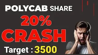Why Polycab Share Crashed 20% 😭 | Polycab India share latest news | Polycab India crash