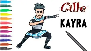 Kolay Trt Çocuk Cille Kayra Çizimi I Cille Kayra Nasıl Çizilir I Cille Kayra Boyama