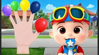 Finger Family Song | Learn Colors | Daddy Finger Nursery Rhyme for Toddlers | #fingerfamily