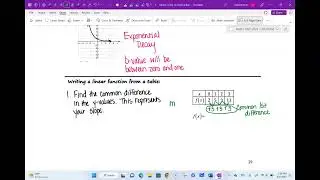 M1 Notes:  Linear vs. Exponential part 1 (2022-2023)