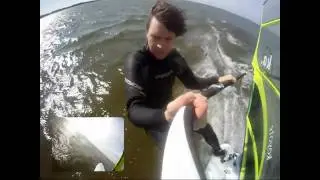 Wind surfing at Strand Horst