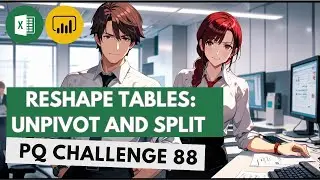 Unpivot and Split Data Like a PRO: Power Query Challenge 88