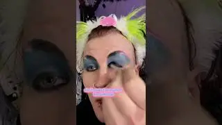 COTTON CANDY MAKEUP! 🩵💖 #makeup #gothmakeup #altmakeup #alternative #cottoncandy #nzmakeupartist