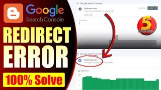 Redirect Error Google Search Console Blogger | Fix Redirect Error Step by Step  2026🔥