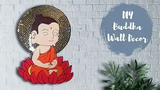 How to make a DIY Buddha Wall Decor using Cardboard - the best out of waste!