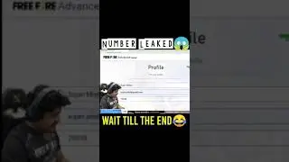 Gyan gaming mobile 😱😨  number Leaked 😱 #freefire #Gyangaming #shorts