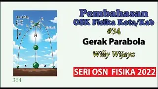 Pembahasan OSN Fisika 2022 No. 34 &ndash; Gerak parabola