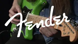 Fender Player Lead II MN electric guitar, Neon Green | Gear4music demo