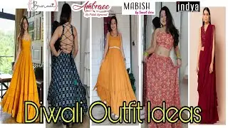 Diwali Outfit Ideas ft. Bunaai, Indya, Ambraee & More| Best Indian Ethnicwear Outfits| Beauty Cuddle