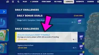 Damage an enemy player within 60 seconds of landing