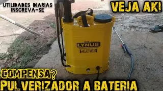 Pulverizador a bateria e manual - Bomba de jogar veneno - Pulverizador a bateria - Bomba elétrica