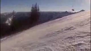 Skiing Crystal Mountain - GoPro&reg; on a Chest-Mount Camera Harness by Sticky Mount&trade; - Part #12