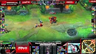 Hong Kong ESports Challenge 香港電子競技資格賽 Winter Playoffs Finals 冠軍賽 - yoeFW vs HKESports - Game 5