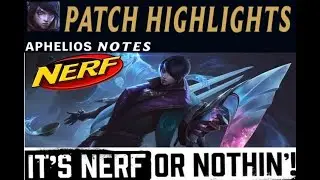 Aphelios is getting a nerf...