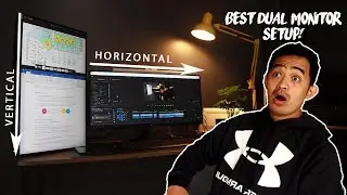 Productivity setup for 2023! Best Dual Monitor setup!