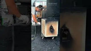 Part2 | Speaker cabinet spray painting workspace#proaudio #speaker #audio #raidongaudio #raidong