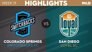 7.14.2023 | Colorado Springs Switchbacks FC vs. San Diego Loyal SC - Game Highlights