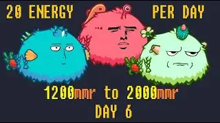 Disablesaur + Discard Bug | 1200mmr to 2000mmr DAY 6 | Axie Infinity S19 Off Season