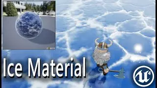 Стилизованный лед в Unreal Engine Ice Material