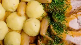 Authentic German Schweinebraten + Potato Dumplings | Baltic Foodie