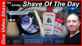Sunday Shave Of The Day #OVS, Boker King Cutter Straight Razor Test Shave, Stache Soap Works, #SOTD