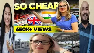 Indian Couple Reaction | Foreigner Comparing Grocery Prices in INDIA vs ENGLAND 🇮🇳 | Mystery Finder