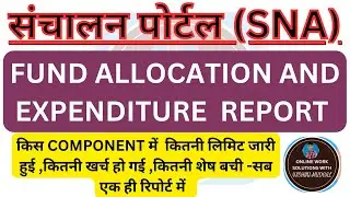 SNA Limit Allocation and Expenditure Report | SNA bill process | SNA limit and expenditure report