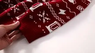 Tesla Christmas Sweater Model X-Mas Red