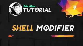3ds max Essential Training Tamil - Shell modifier Part - 9 தமிழ்