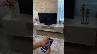 COSVALVE LED TV Stand Modern Entertainment Center with Storage Cabinet