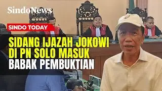 Sidang Lanjutan Gugatan Ijazah Jokowi di PN Solo: Hakim Terima 5 Bukti | Sindo Today | 31/12