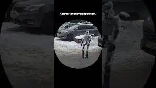 До конца🤪 не справился с сугробом🤣 #роботволодя