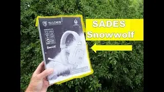SADES Snowwolf. Универсальные игровые наушники | Winter Is Coming
