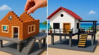 DIY Mini Elevated Beach House | Complete Build from Start to Finish