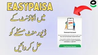 Fix Due to no activity in your Account for past 1 year your account has been mark dormant easypaisa