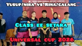 GALANG/RINA VS YUSUP/NIRA UNIVERSAL CUP  2026  Open turnamen EARS TV