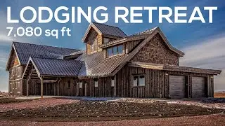 Post and Beam Lodge in South Dakota