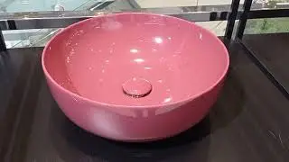 CIELO ERA SMALL CORALLO ON TOP BOWL BAERA40 CO ROUND WASHBASIN  PIL01 CO CERAMIC WASTE
