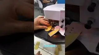 Good folding machine for shoe upper#shoeupperfoldingmachine #shoeupper#sandals #shoefactory