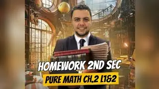 2nd SEC. | Pure math Homework  ( exponential equation & exponential function )