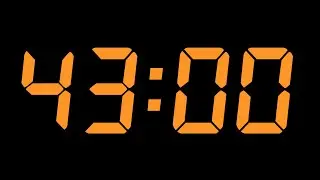 「43 Minutes Timer」 -  With Relaxing Music